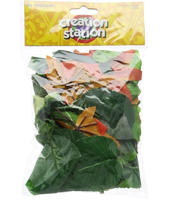 Creation Station Artificial Leaves 35pcs approx